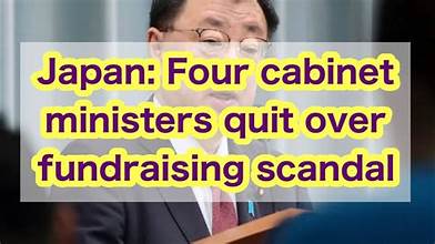 Four cabinet ministers quit over fundraising scandal