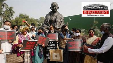 15 India opposition MPs suspended for protests versus a safety